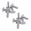 M8 Thread T-Slot Drop-in Stud Sliding Screw Bolt Silver Tone 10Pcs 1