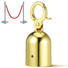 4St Multifunctionele Gouden Rope Hooks En Eindkappen Van Aluminium