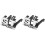 2X Grill Auto Emblem für  MK5 Wagen Chrom ABS Abzeichen 1