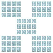 60Pcs BlueJewelry Ring Earrings Bangle Gift Boxes Cutely Small Gift Box