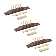 18 Stück Bridge Pins / Sattel / Nut Abalone Dots für Akustikgitarre - Rot + Rotbraun