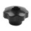M8 x 50mm Diameter Thread Clamping Star Knob Black Replacement 4Pcs 8