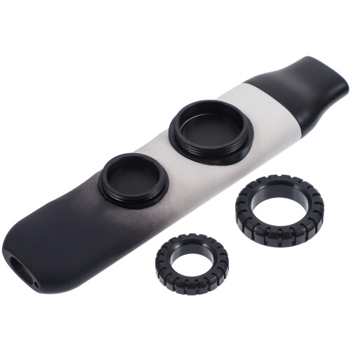 2Sets Professionele Zwarte Kazoo Met , Makkelijk Te Bespelen 2