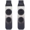 2Sets Professionele Zwarte Kazoo Met , Makkelijk Te Bespelen 4