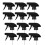 24 Pcs Trigger Sprayer Spray Bottle Nozzle  - 28/410 Neck Bottle Size 4