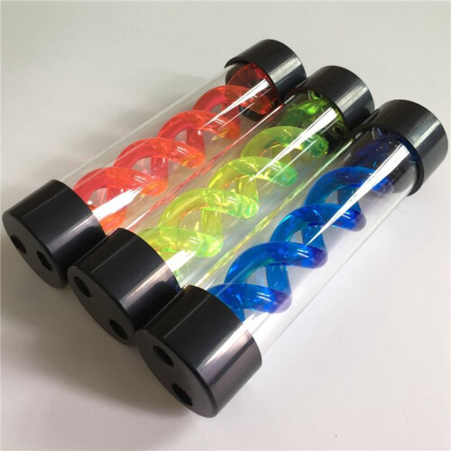 2pcs 200mm Water Cooling PC Water Tank Computer Water Cooling Tank with G1/4 Thread for PC Computer Cooler() 1