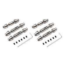6X Metal Front Rear Drive Shaft for 1/16 WPL B16 B36 Henglong 6WD Truck RC Car Spare Parts