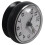 2X 7cm Waterproof Kitchen Bathroom Shower Clock Suction Cup Sucker Wall Black 6