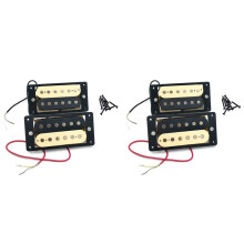 4Pcs Pastillas para Guitarra Eléctrica 50/52 Faced Humbucker Pastillas para Guitarra Eléctrica de Doble Bobina