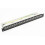 2X Cat7 Patch Panel 24Port CAT7/CAT6A FTP Patch Panel Full Shielded Incl. 24X Cat7 Shielded  Adapter 1U 19 Inch 2