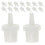 200Pcs White Pc Eyelash Glue Bottle Caps Precision Sealing Replacement 1