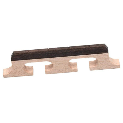 2X Maple Rose Wood 4 String Banjo Replacement Bridge String Instrument Parts 2