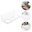 2Pièces Rangement Adhésif Peignes Pour Accessoires Coiffure 10