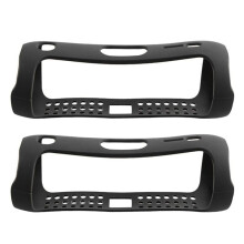 2X Schutz Hülle  Lautsprecher Umwelt Freundliche Silikon Schutz Hülle für  Flip 5 - Schwarz