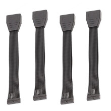 4Pcs Small USB 3.0 19/20Pin Internal Extension Header Adapter Cable USB 20Pin Extension Cable for Motherboard 15cm