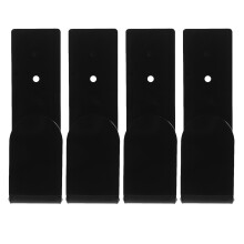 4Pcs Black Acrylic Martial Art Belt Wall Display Rack for Home Use