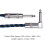 3M Noise Reduction Guitar Cable Black Blue Copper Core 220cm 8