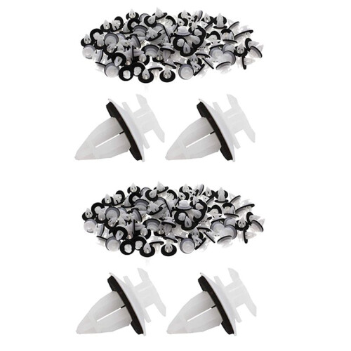 200Pcs 51418224768 Plastic Rivets Clip for  E46 E53 E90 E91 E70 Door Panel Auto Fasteners Trim Panel Push Retainer