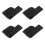 4Pcs Black Acrylic Martial Art Belt Wall Display Rack for Home Use 10
