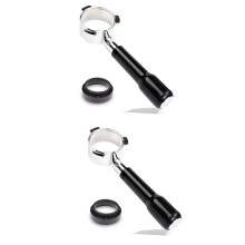 2X, 54 mm Bottenlöst Portafilter för Barista Express och Mer Espressomaskin (Kaffedoseringsring Ingår)