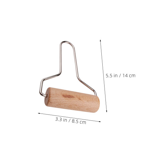 3 Pezzi Rullo In Legno Per Pasta Polimerica 3,3" 2
