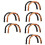 12Pz Manici Bamboo Artificiale Ricambio Borse DIY 6
