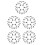 5Sets Durable Plastic Chemistry Model Kit C60 Molecular Structure Aid 10