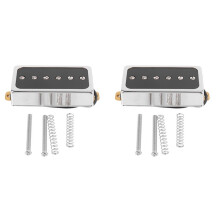2X P90 Captador de Guitarra Elétrica Tamanho Humbucker Simples Bobina Peças e Acessórios de Guitarra-Ponte
