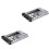 2X Bandeja de Suporte de Disco Rígido de 3,5 Polegadas para Servidores  PowerEdge - com Adaptador de HDD de 2,5 Polegadas NVMe SSD SAS 1