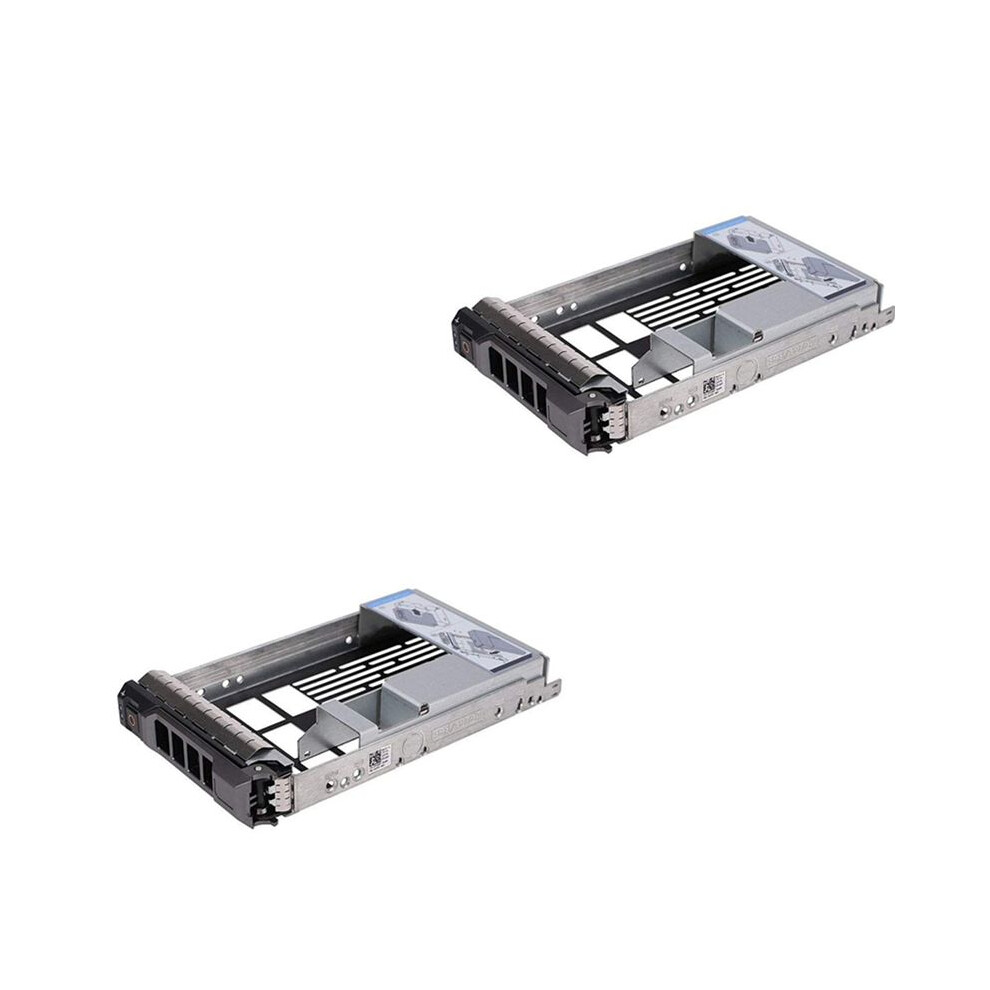 2X 3.5 Inch Hard Drive Caddy Tray For Poweredge Servers - With 2.5 Inch Hdd Adapter Nvme Ssd Sas Bracket 4713235074611