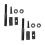 2X Scooter Parts for  MAX G30 Pull Ring Screw Hex Stud Hardware Screw Tool Accessories Assembly 1