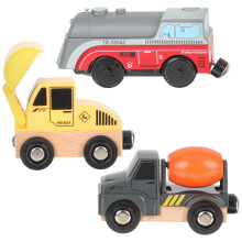 5Set Giocattoli Educativi Veicoli Da Costruzione Colorati Per Bambini