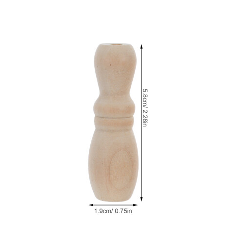 20Pz Pomelli Sospesi in Legno Per Tende E Persiane 1