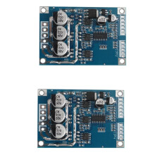 2X 12V-36V 500W PWM Brushless Motor Controller with Hall Motor Automotive Balanced BLDC Car Driver Control Board