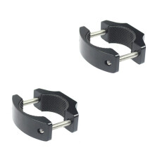 2X 360 Degree Bicycle Motorcycle Handlebar Clip Mount Pipe Clamp Bracket for  9/8 for  ONE X Action Camera