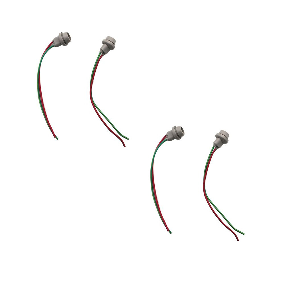 4X T10 Socket W5w Adapter Soft Rubber Light Lamp Holder Car Accessories Male To Female Wire Connector With Cable 4711640948190