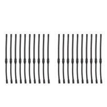 20X Black Fuel Hose Pipe for Chinese Chainsaw 4500 5200 45Cc 52Cc 58Cc MT-9999 Plastic Fuel Hoses Pipes Tool Part