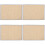 4Pz Tappeto Protettivo Graffi Per Gatti in Beige 5