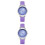 2Pz Orologi Polso Cartoon Viola Design Unico E Impermeabile 7