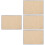 4Pz Tappeto Protettivo Graffi Per Gatti in Beige 6