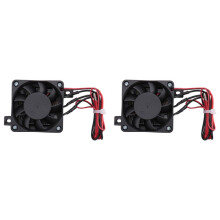 2X Ventilateur de Chauffage à Air pour Aérothermes Portatifs de Chauffage de Voiture de Petite Pièce (12V 100W)