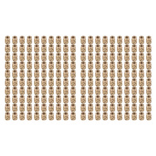 200Pcs M3 Thread Knurled Brass Threaded Heat Set Heat Resistant Insert Embedment Nut for 3D Printer