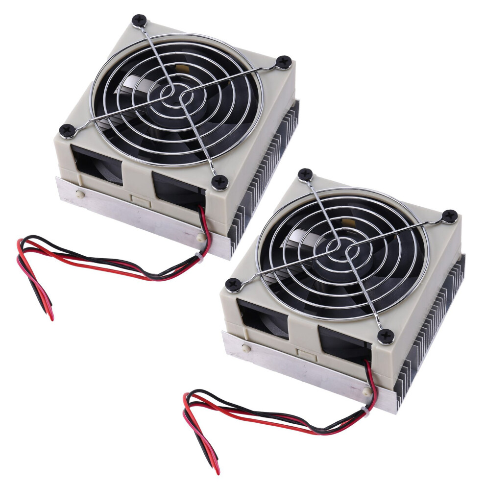 2X Diy Thermoelectric Cooler Cooling System Semiconductor Refrigeration System Kit Heatsink Peltier Cooler For 10L Water 6032447303578