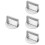 4St Rvs Burgerpers Non-Stick Patty Maker Voor Thuis 6