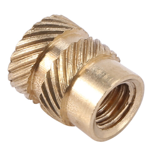 200Pcs M3 Thread Knurled Brass Threaded Heat Set Heat Resistant Insert Embedment Nut for 3D Printer 2