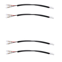 4Pcs Motorcycle Turn Signal Wiring Harness Connector Turn Signal Plug Adapter for