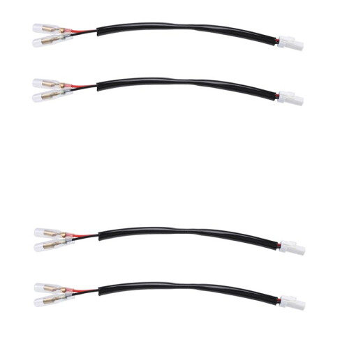 4Pcs Motorrad Blinker Kabelbaum Stecker Blinker Stecker Adapter für