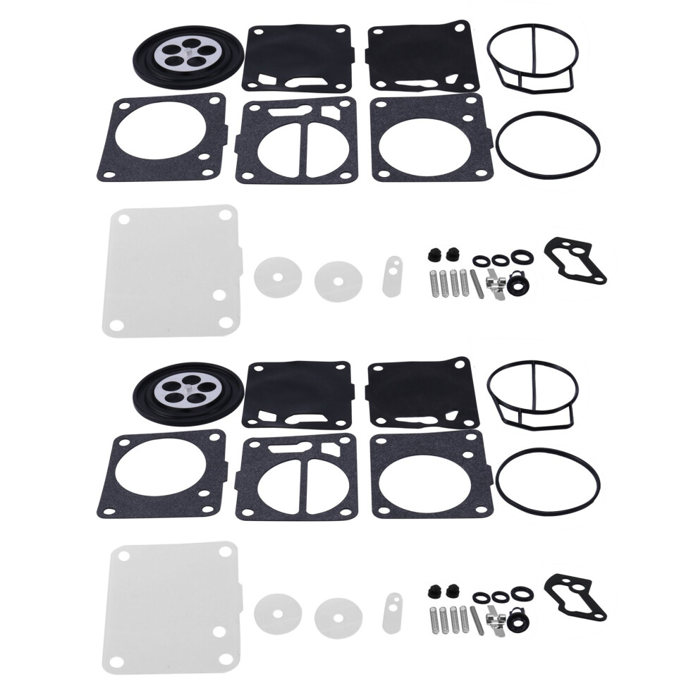 2X For Jet Ski Pwc Mikuni Sbn Super Bn Carb Carburetor Rebuild Repair Kit 38 40I 44 46 Black 4711062036697
