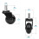 Rodas de RodíZio de Cadeira de SubstituiçãO de 10 Unidades de 2 Polegadas, Rodas para ServiçOs Pesados com Haste Plug-In 7/16 X 7/8 Polegadas, 2