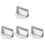 4St Rvs Burgerpers Non-Stick Patty Maker Voor Thuis 2
